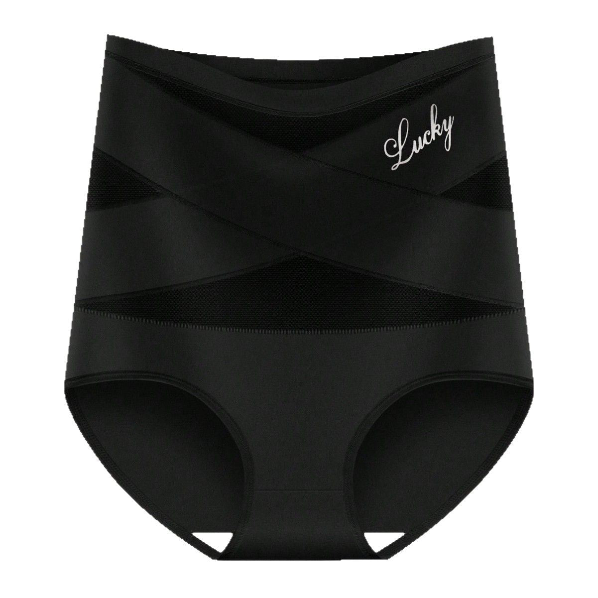 High-Waisted Mesh Tummy-Control Lift Panties