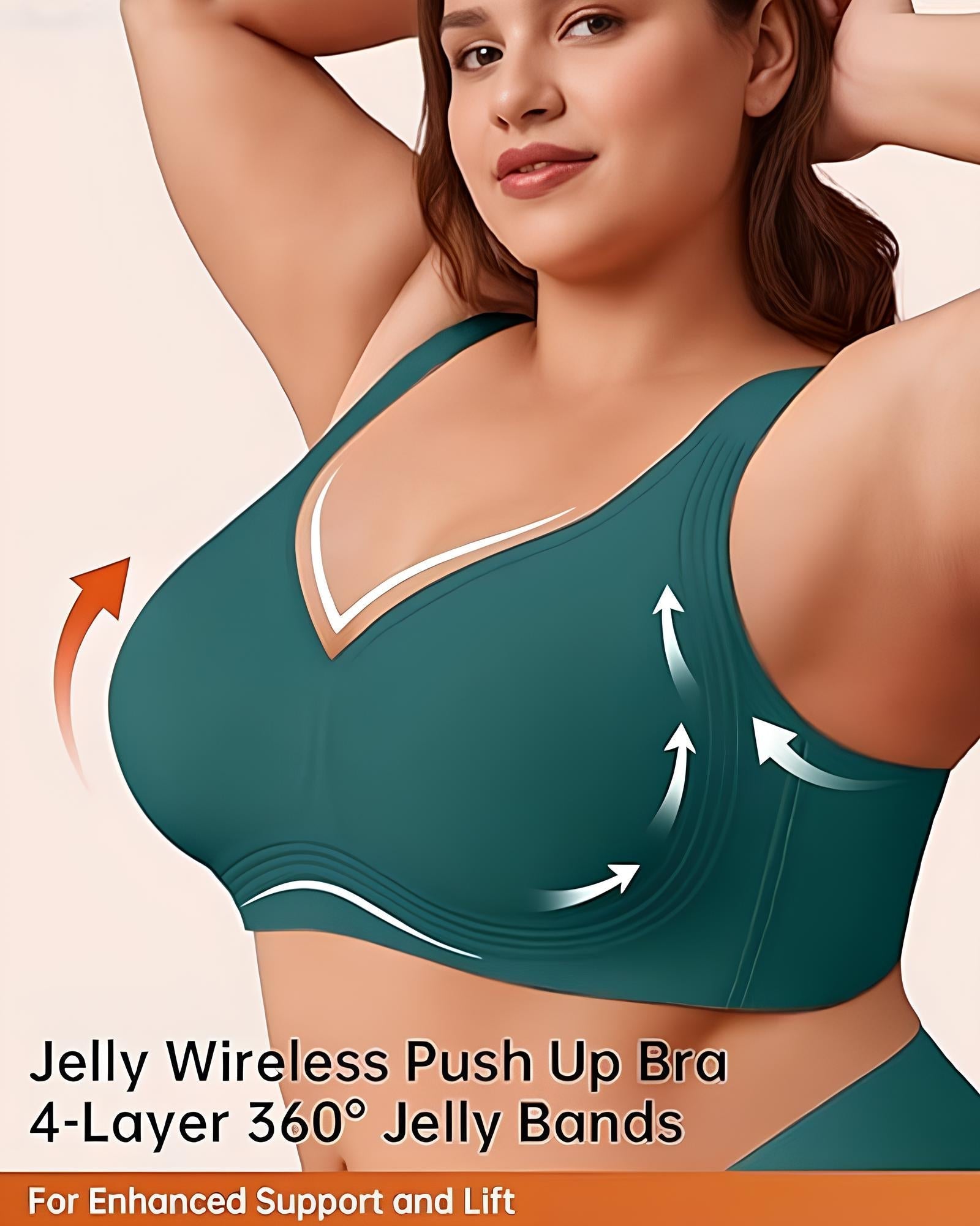 Full-Coverage Wireless Bra