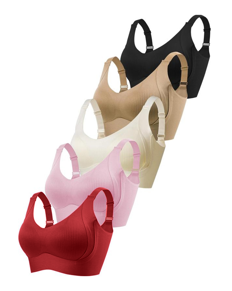 Adjustable Wireless Bras Multi-Pack
