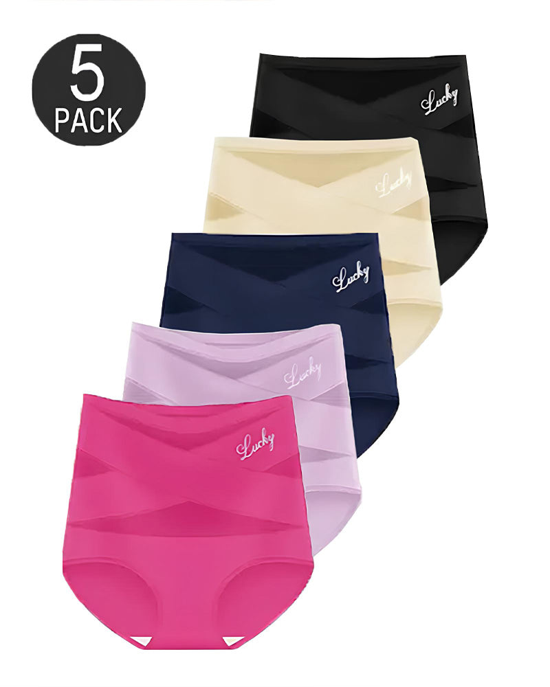 High-Waisted Mesh Tummy-Control Lift Panties