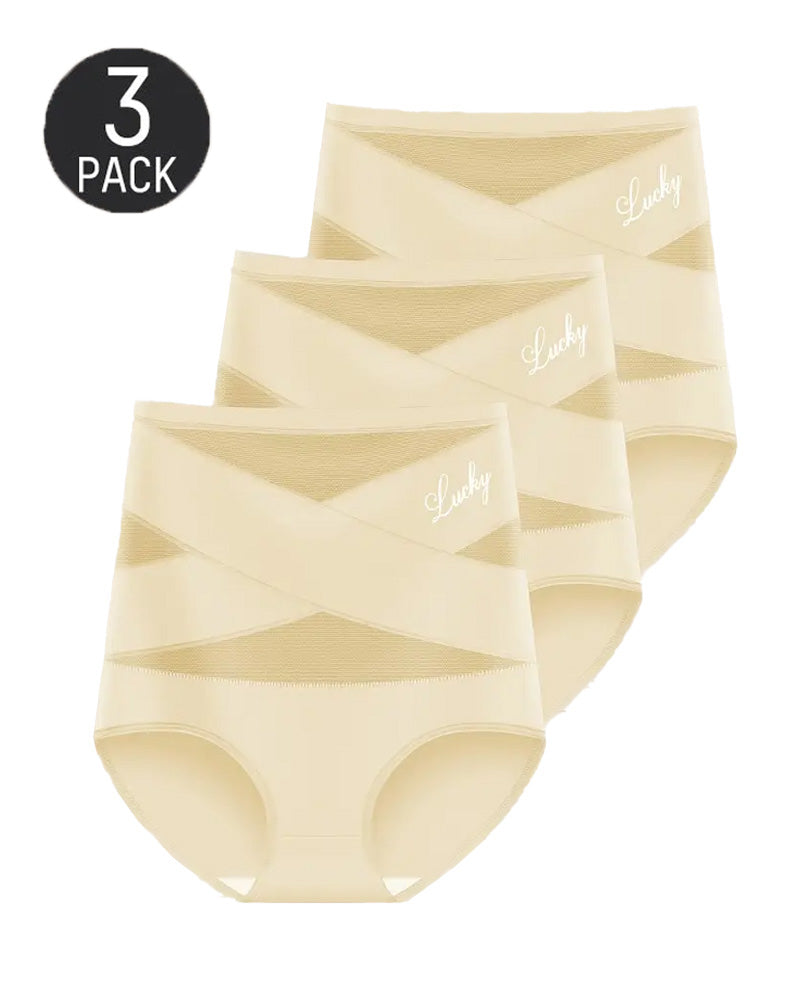 High-Waisted Mesh Tummy-Control Lift Panties