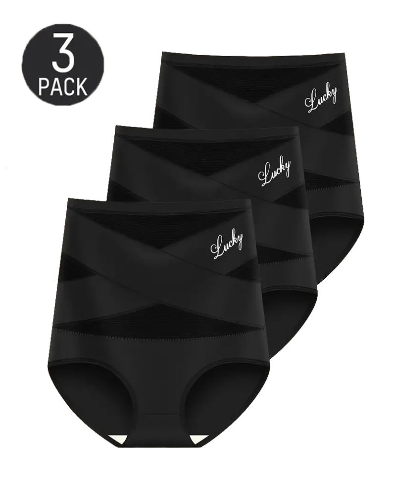 High-Waisted Mesh Tummy-Control Lift Panties