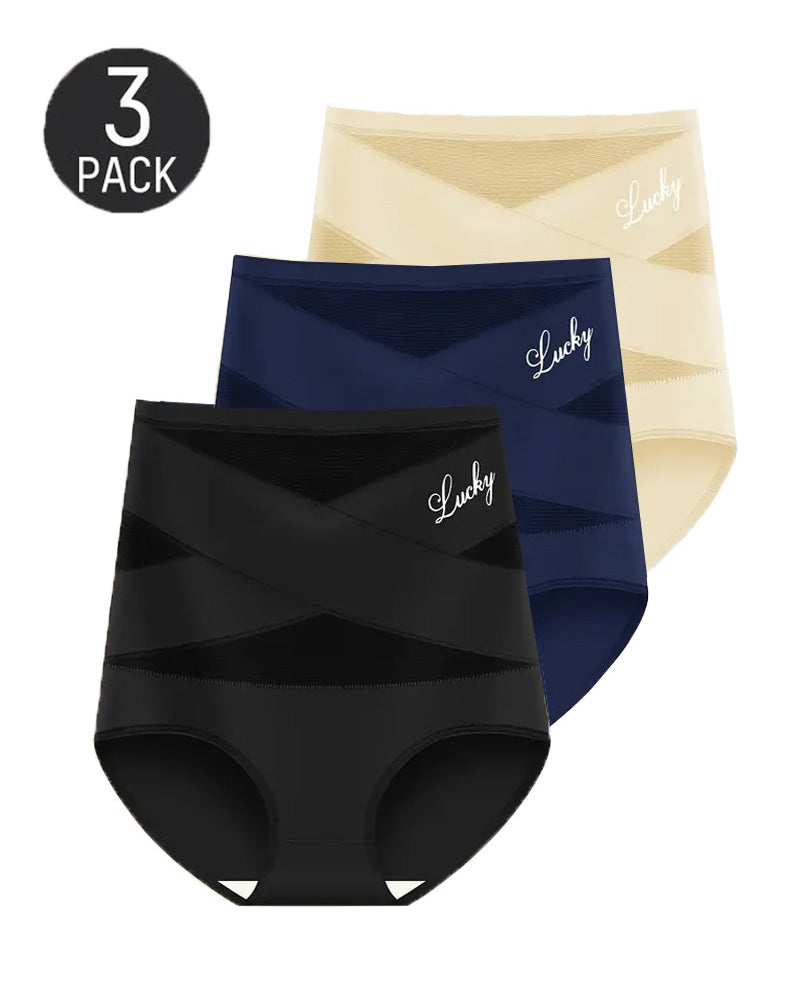 High-Waisted Mesh Tummy-Control Lift Panties