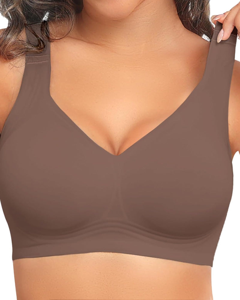 Full-Coverage Wireless Bra