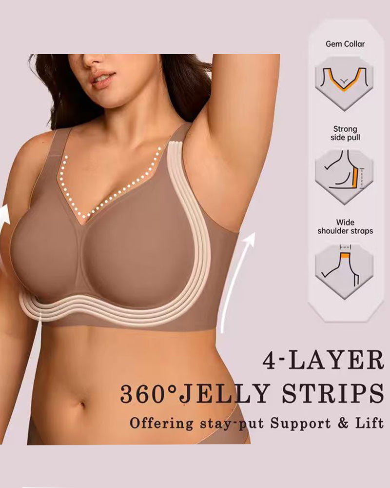 Full-Coverage Wireless Bra