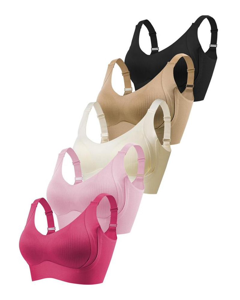 Adjustable Wireless Bras Multi-Pack