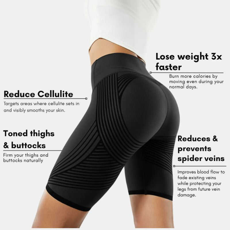 SculptLab 3D Compression Shorts (Black)