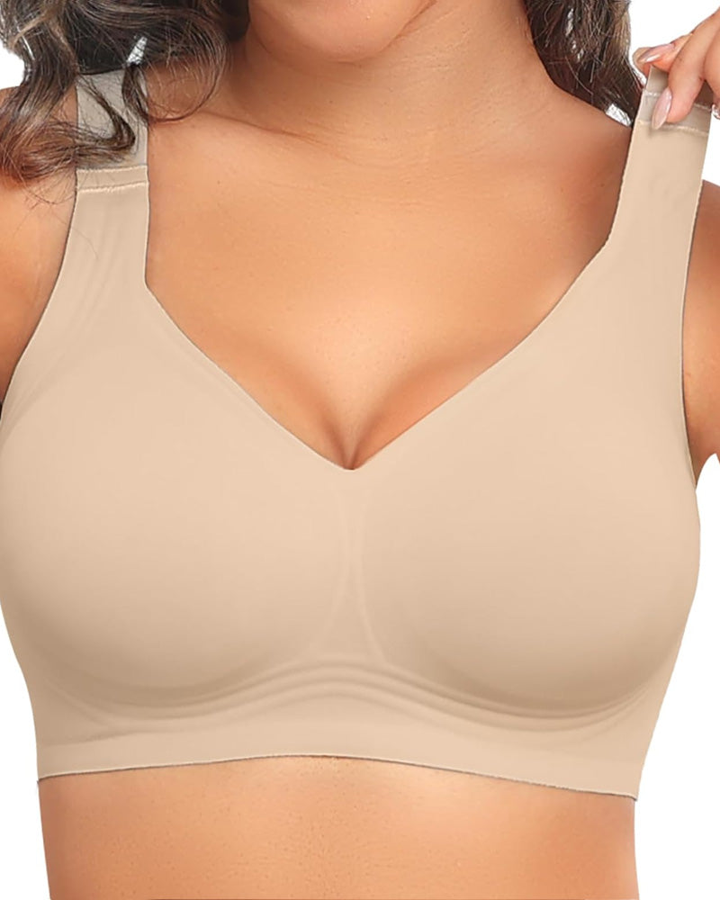 Full-Coverage Wireless Bra