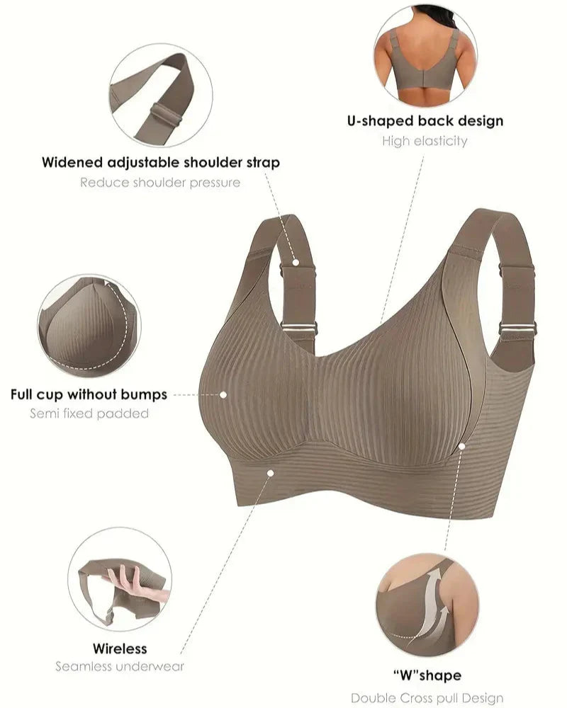 Adjustable Wireless Bras Multi-Pack