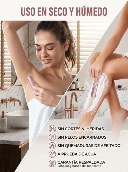 Depiladora Eléctrica 2 en 1