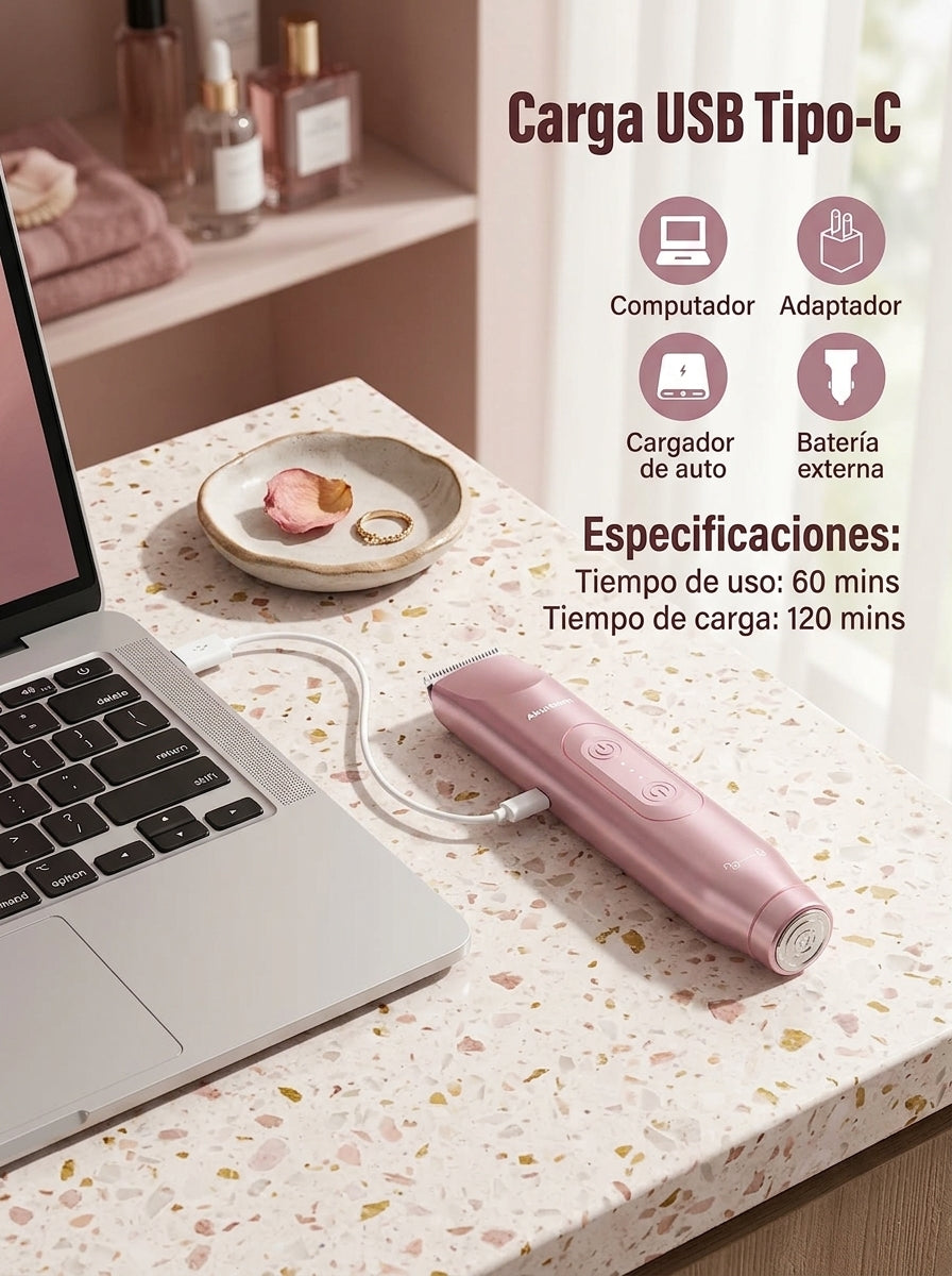Depiladora Eléctrica 2 en 1