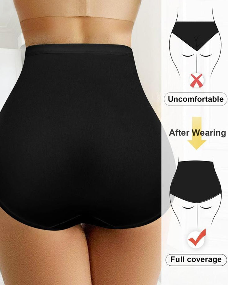 High-Waisted Mesh Tummy-Control Lift Panties