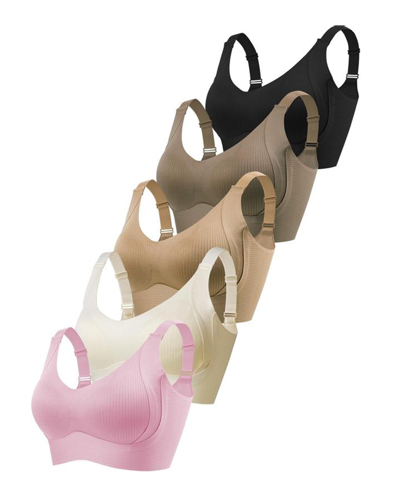 Adjustable Wireless Bras Multi-Pack