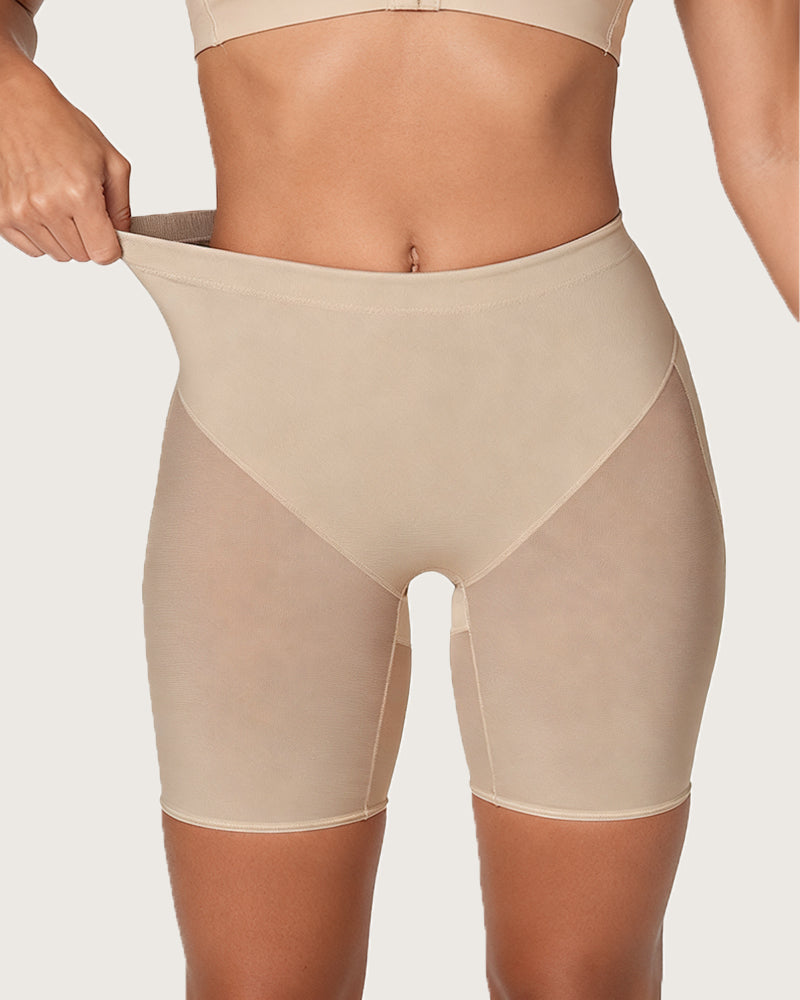 Seamless Tummy-Control Shaping Shorts