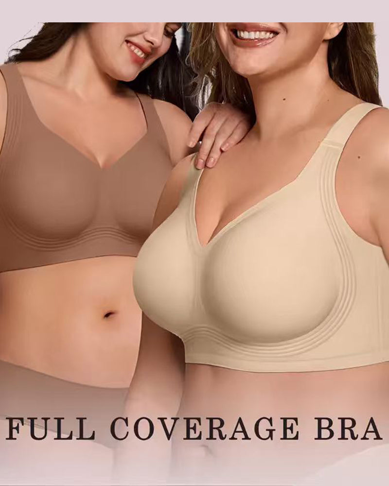 Full-Coverage Wireless Bra