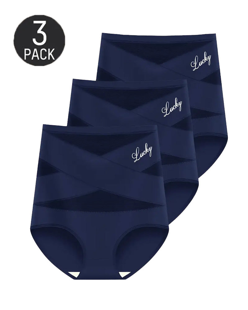 High-Waisted Mesh Tummy-Control Lift Panties