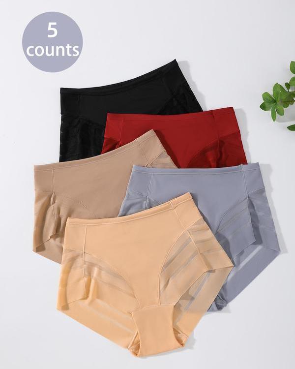 5-Pack Seamless Tummy-Control Lift Panties