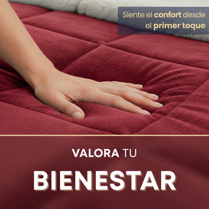 Textura acolchada suave al tacto