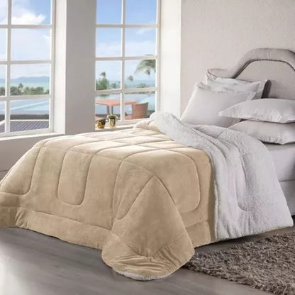 Cobertor Queen color Beige