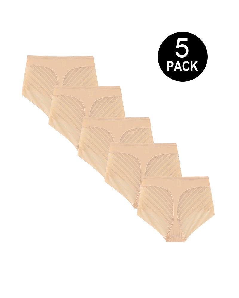5-Pack Seamless Tummy-Control Lift Panties