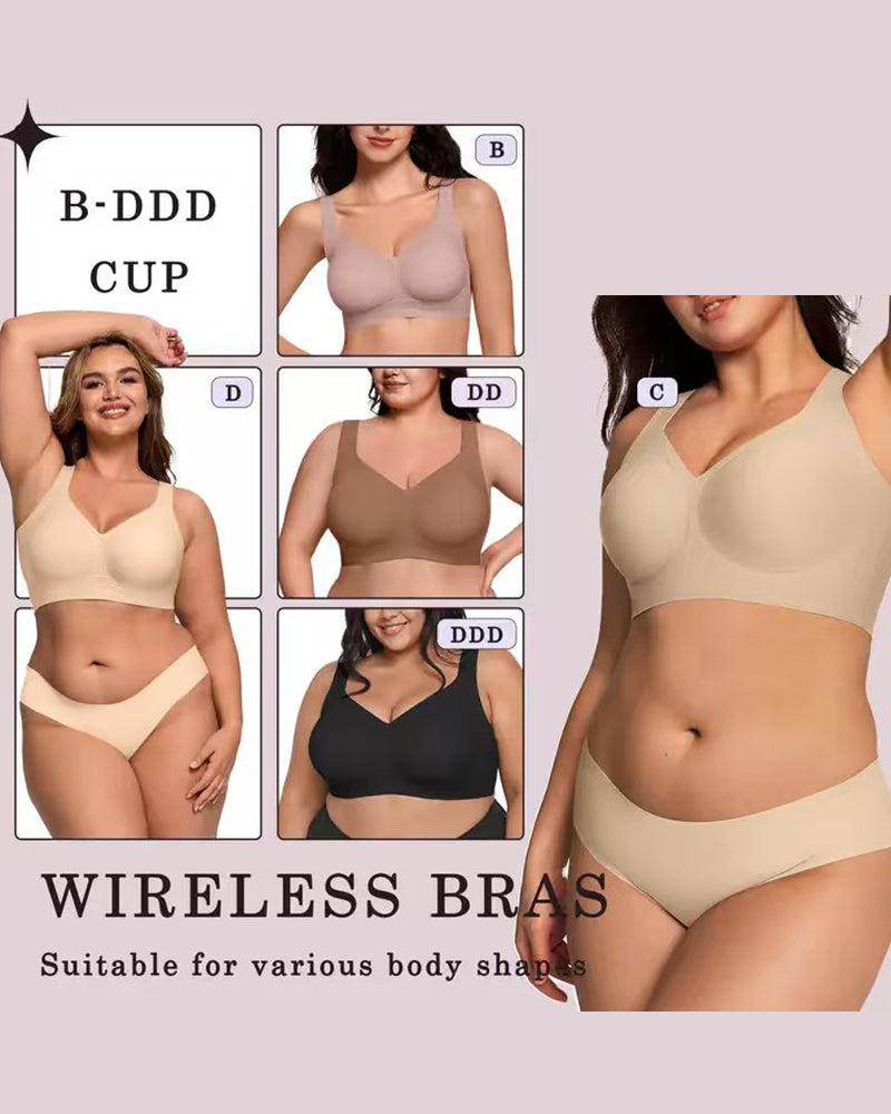 Full-Coverage Wireless Bra