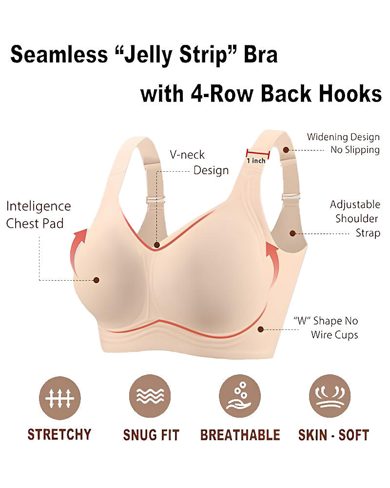 Full-Coverage Wireless Bra
